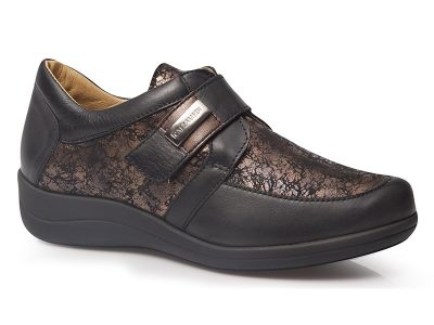 Calzado señora stretch marron