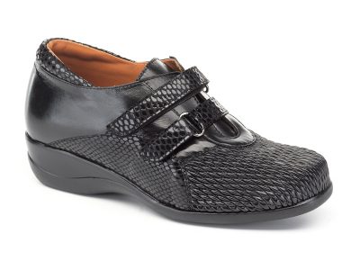 Calzado señora stretch negro