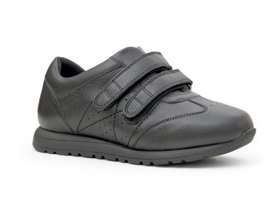 Calzado deportivo velcro negro